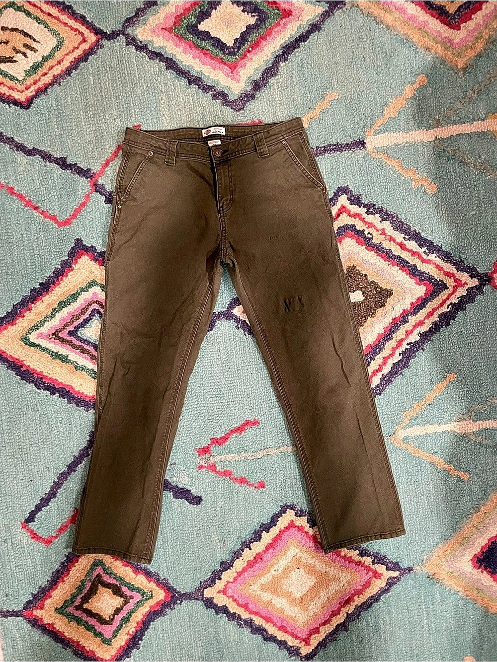 Dickies Women's Relaxed Fit Carpenter Pants Brown